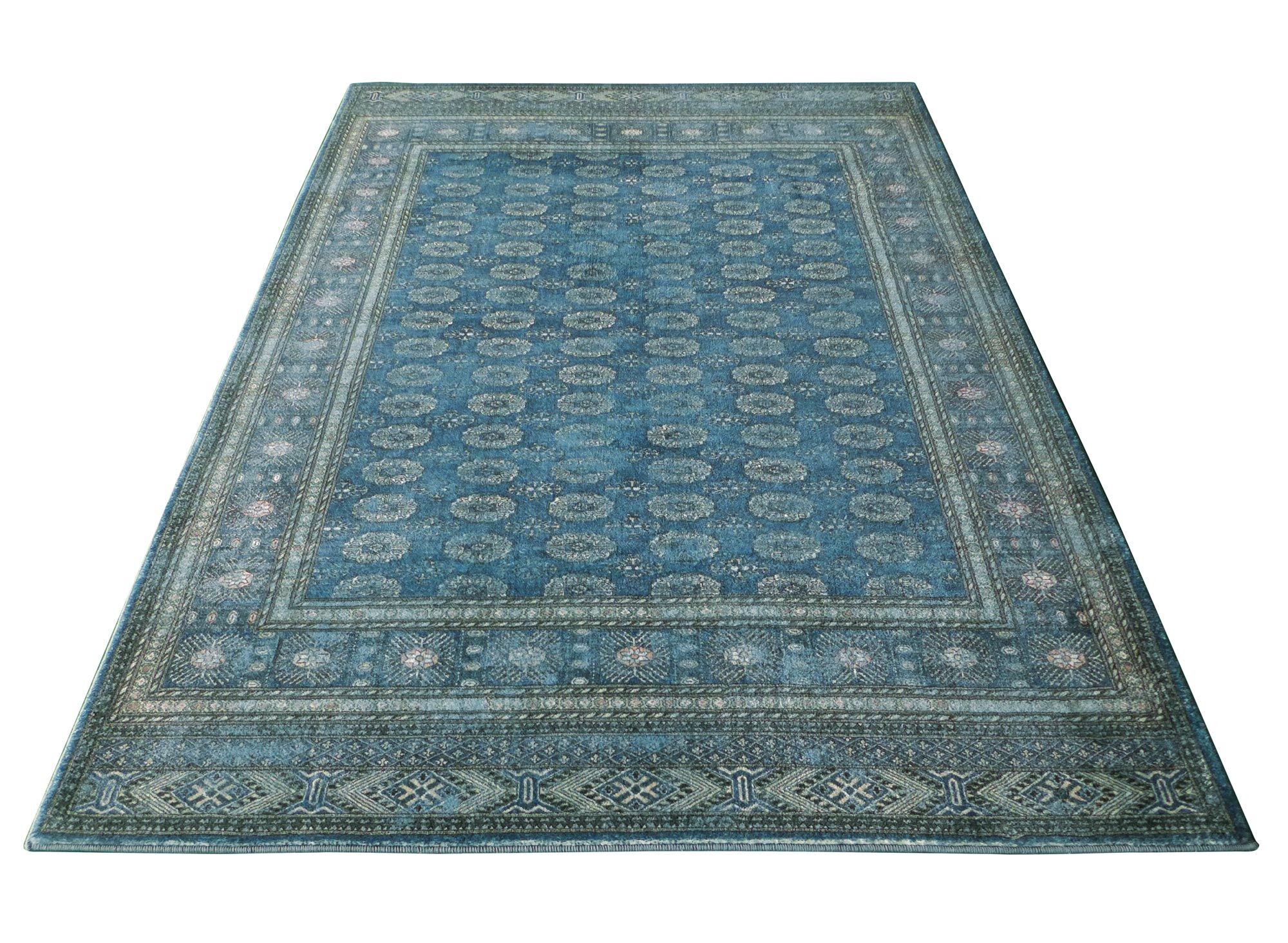 Large View Cato Traditional Geometric Rug