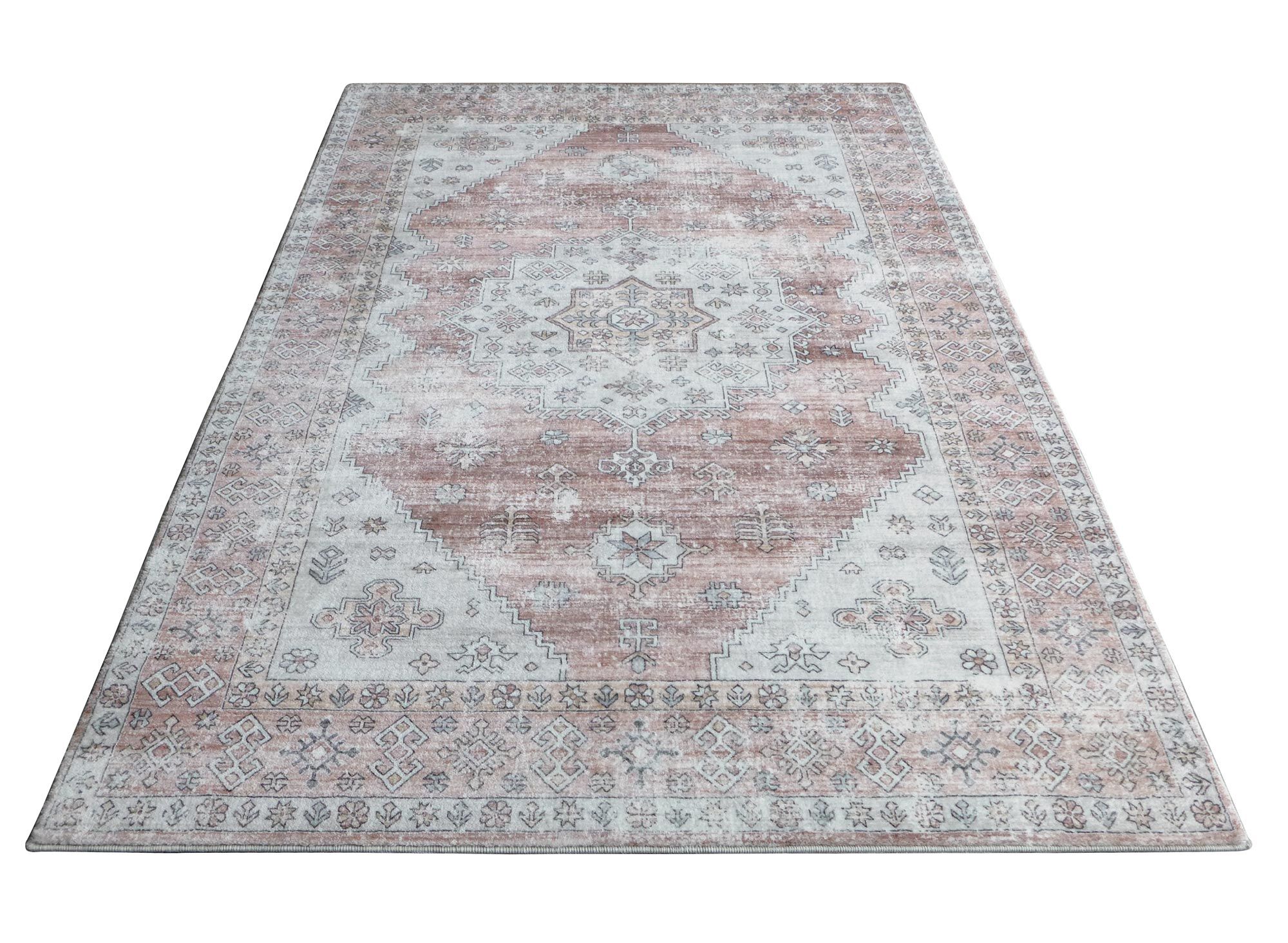 Large View Cato Traditional Medallion Rug