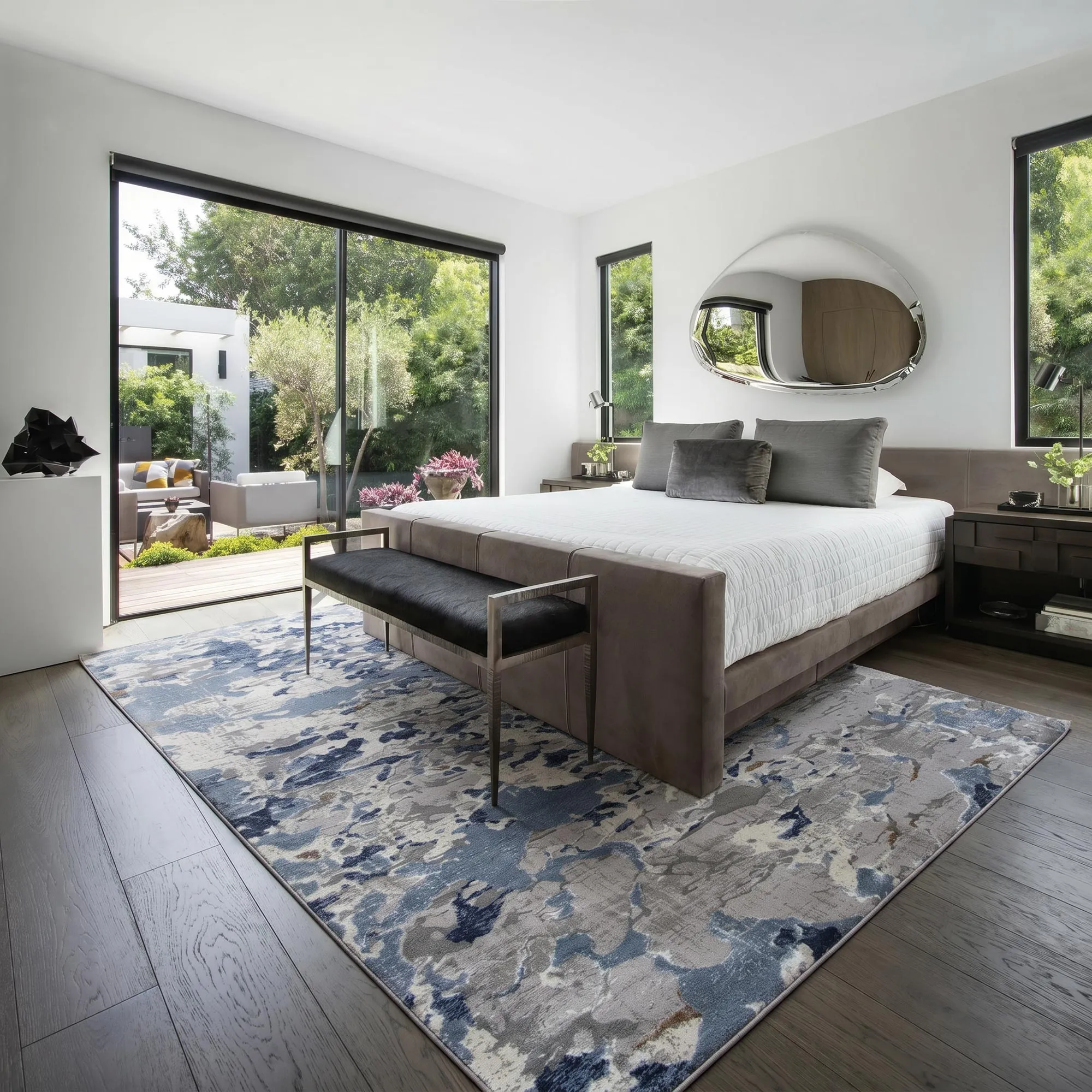 Cloud Modern Abstract Rug