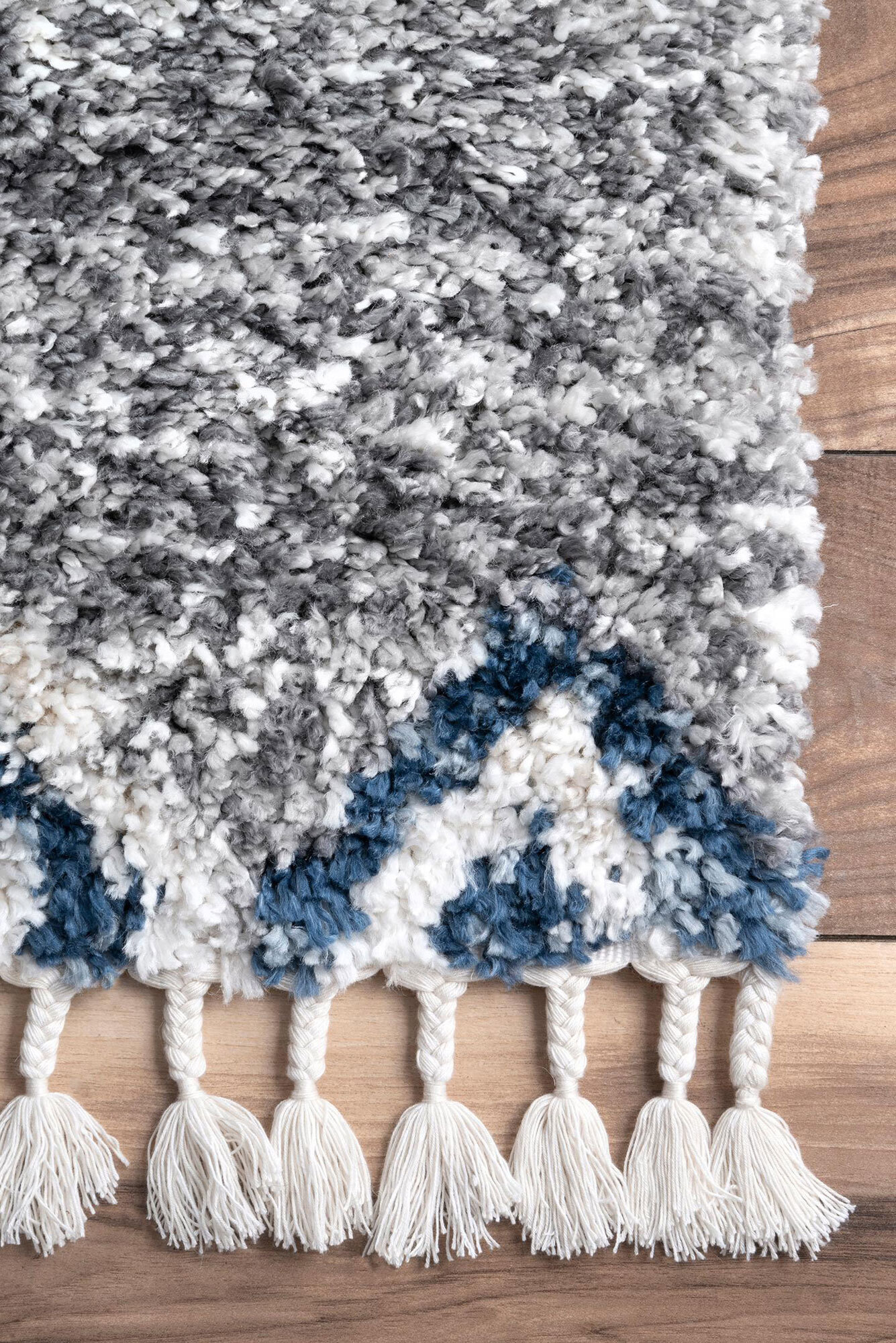 Large View Charles Moroccan Shaggy Rug