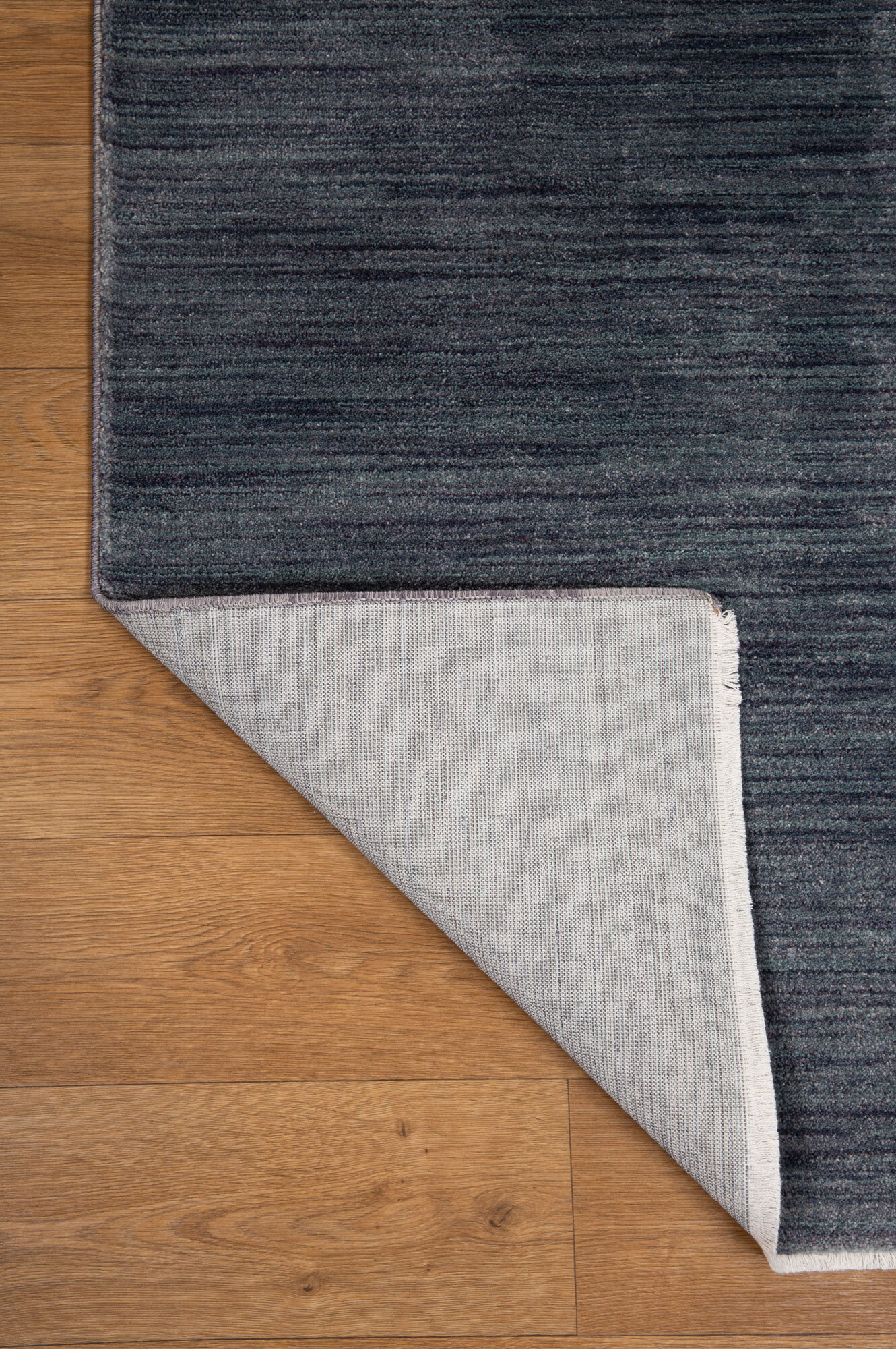 Large View Cora Plain Blue Modern Rug