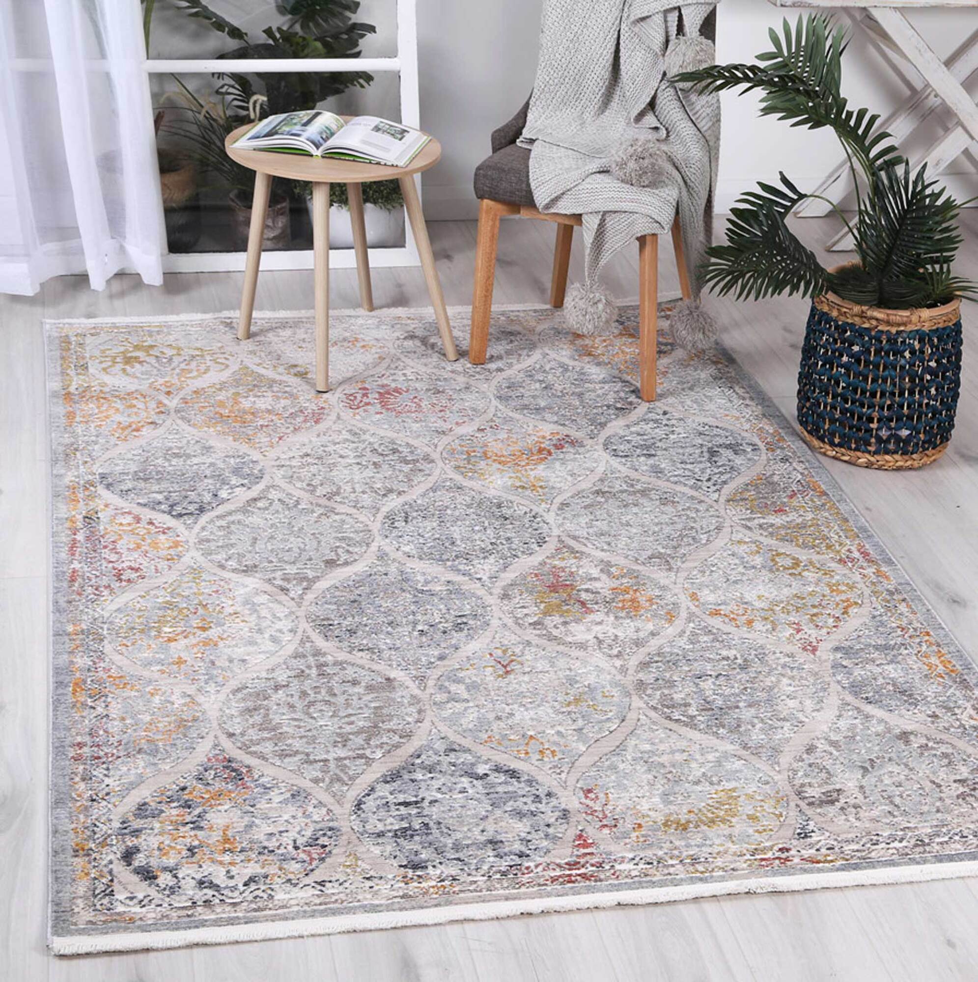 Darra Contemporary Trellis Rug