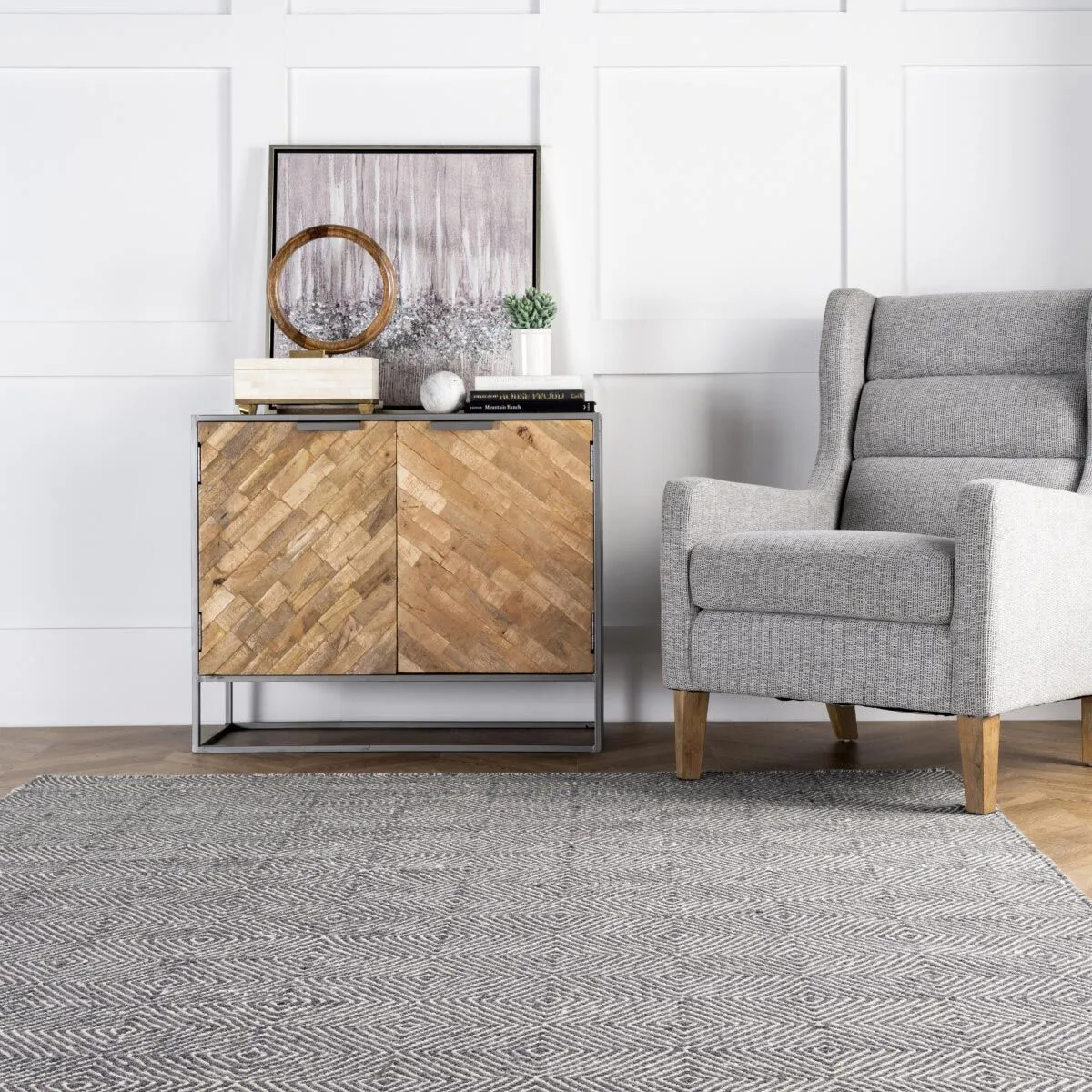 Dhurrie Hand Woven Wool Rug