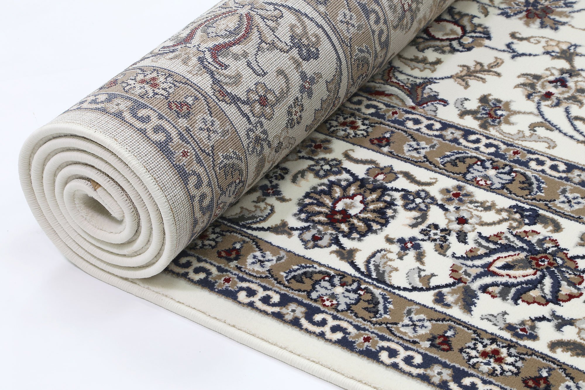 Large View Domenico Floral Border Rug