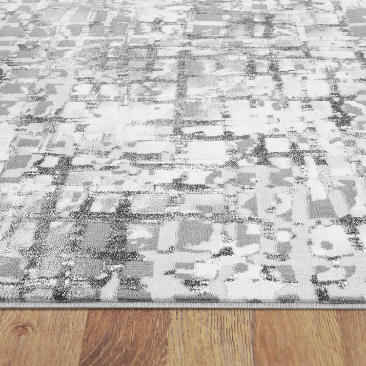 Large View Dylan Grey Contemporary Rug