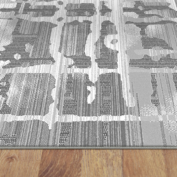 Large View Dylan Grey Contemporary Rug