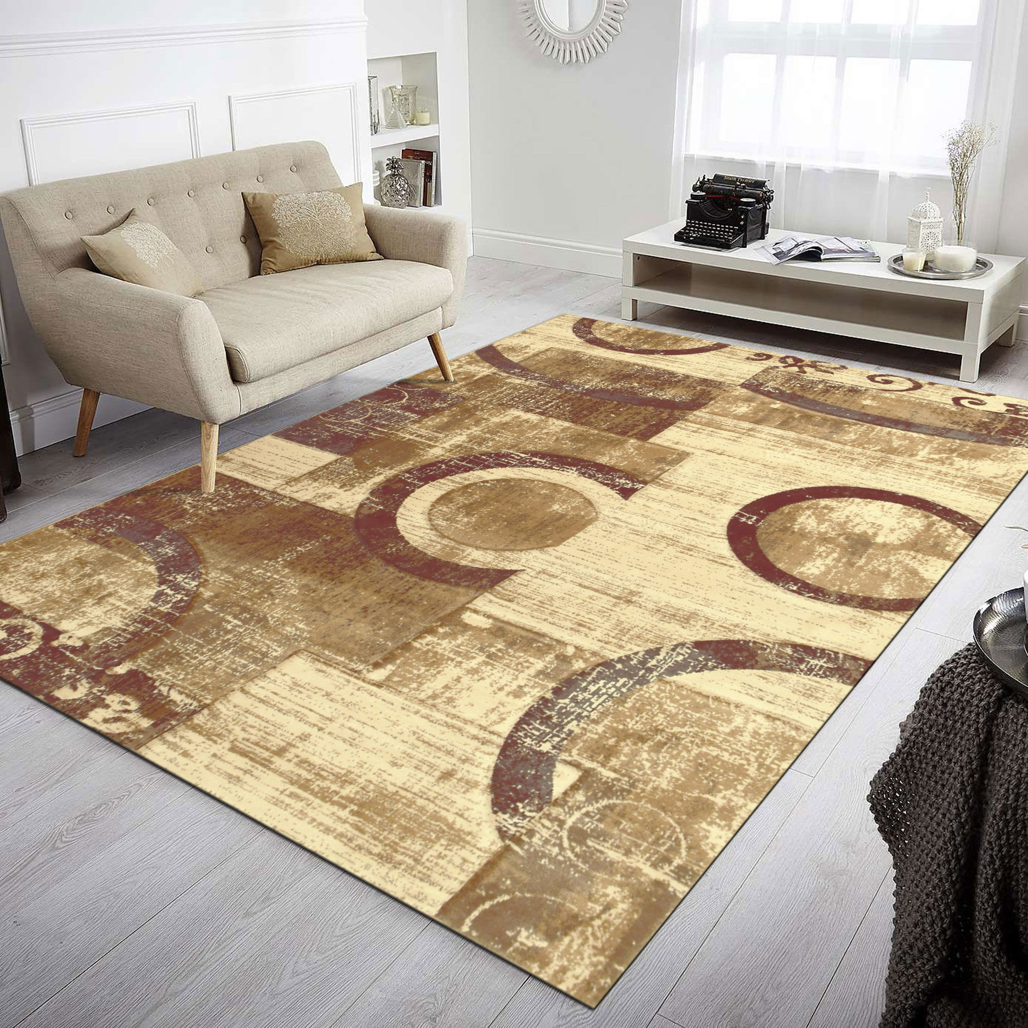 Large View Eliza Modern Geometric Rug