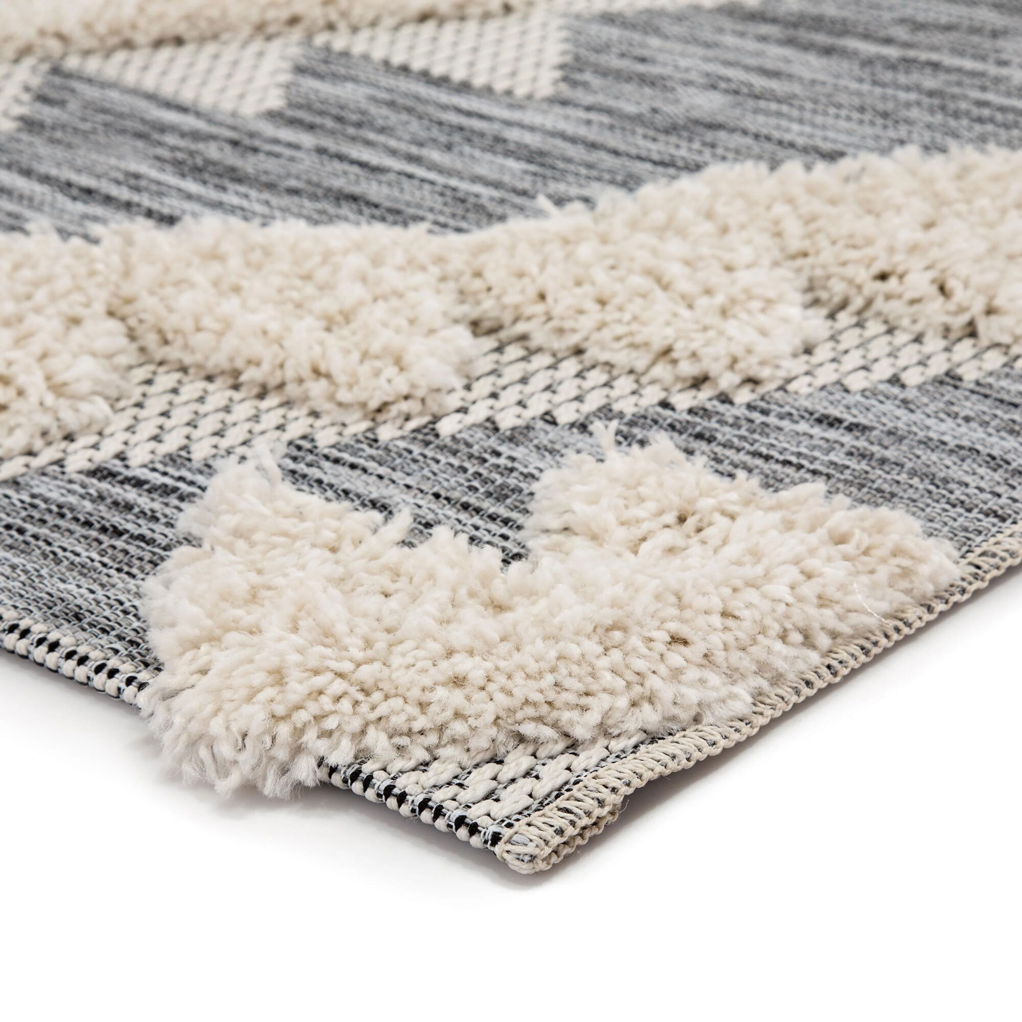 Large View Evan Diamond Multi Textured Rug