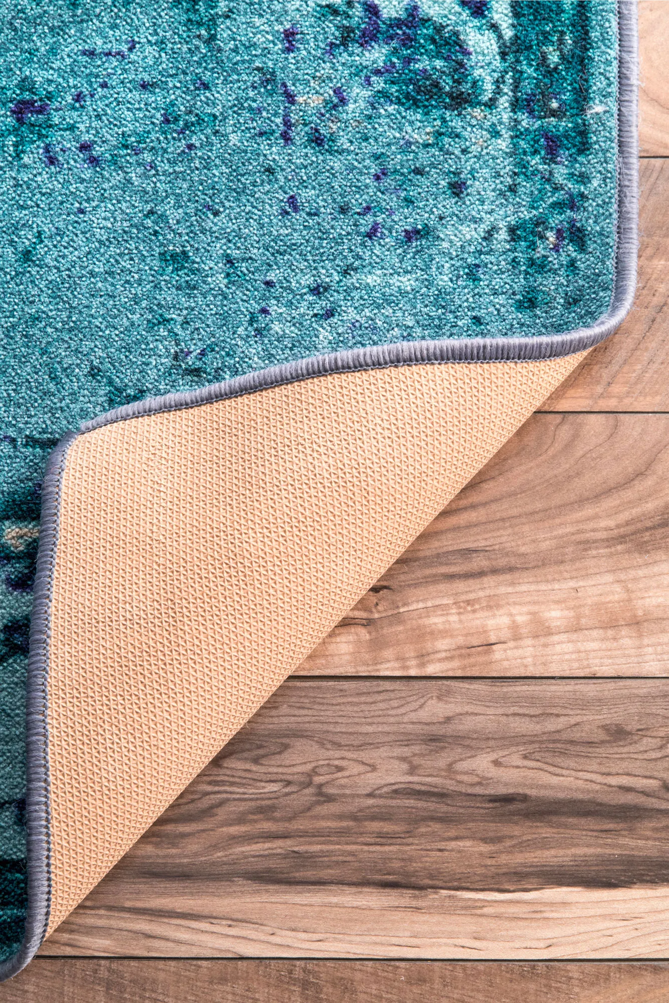 Ellie Overdyed Rubber Backed Rug