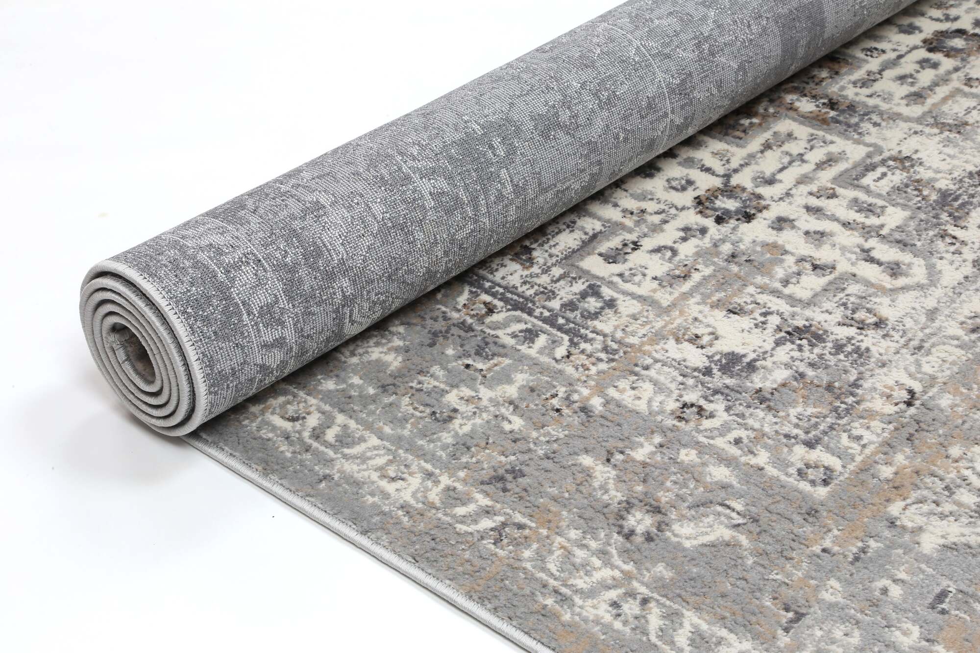 Elvis Grey Transitional Classic Rug