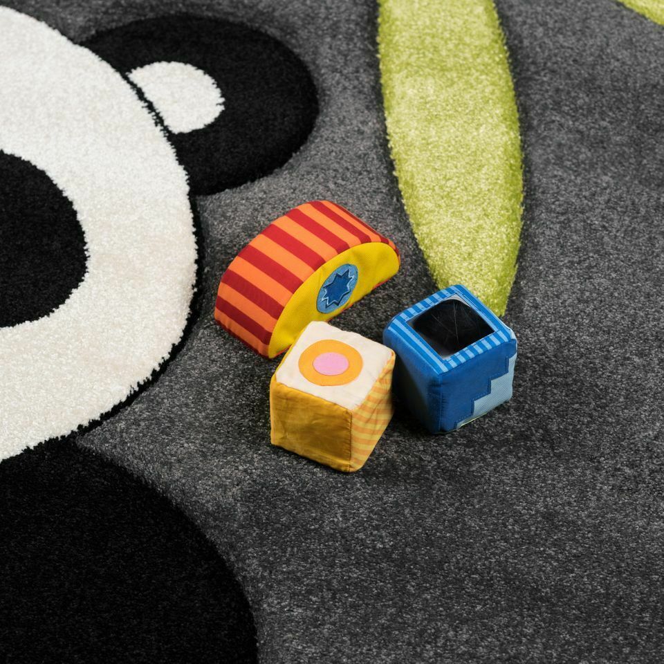 Large View Felix Panda Bear Kids Rug