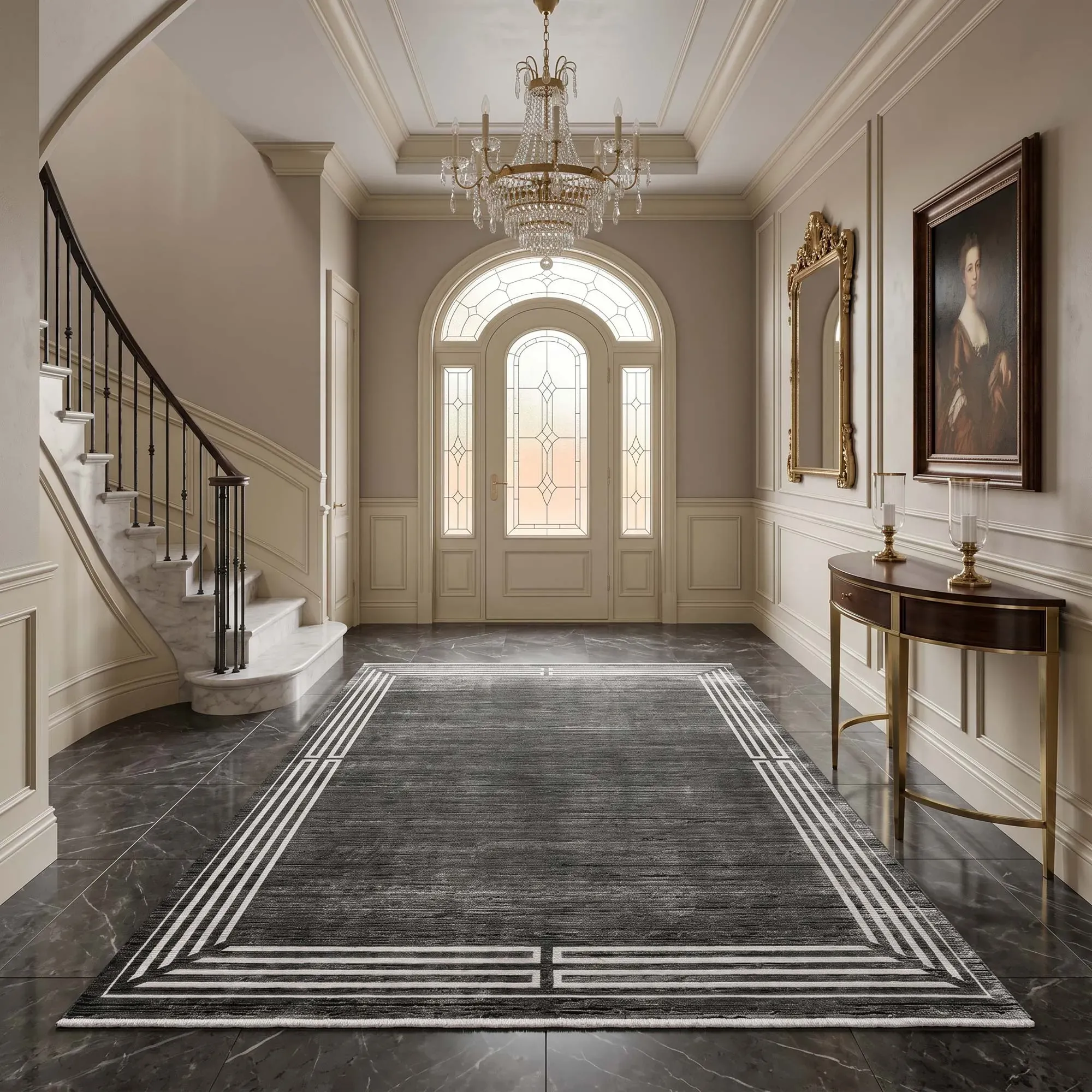 Fendi Premium Border Rug