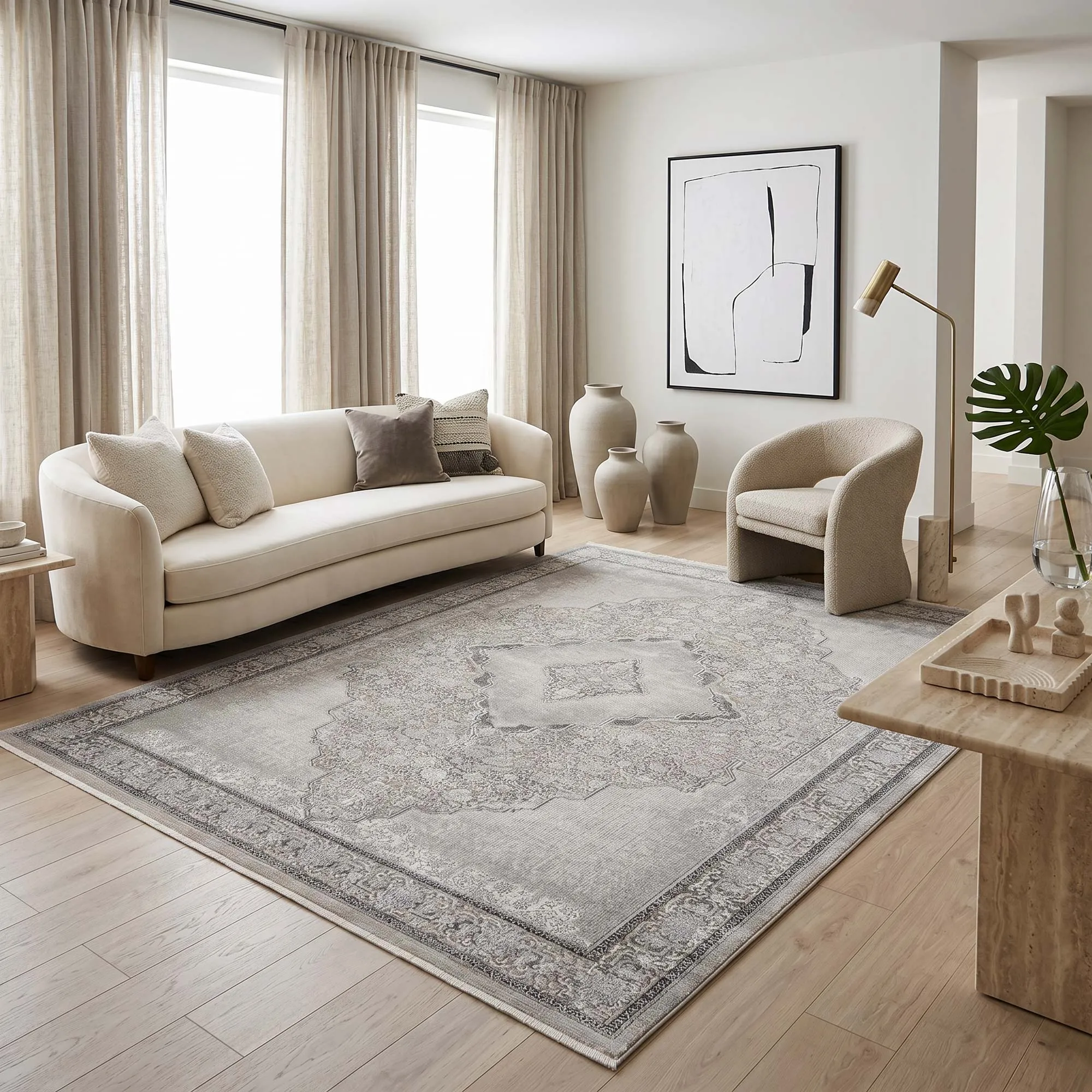 Fendi Traditional Medallion Rug