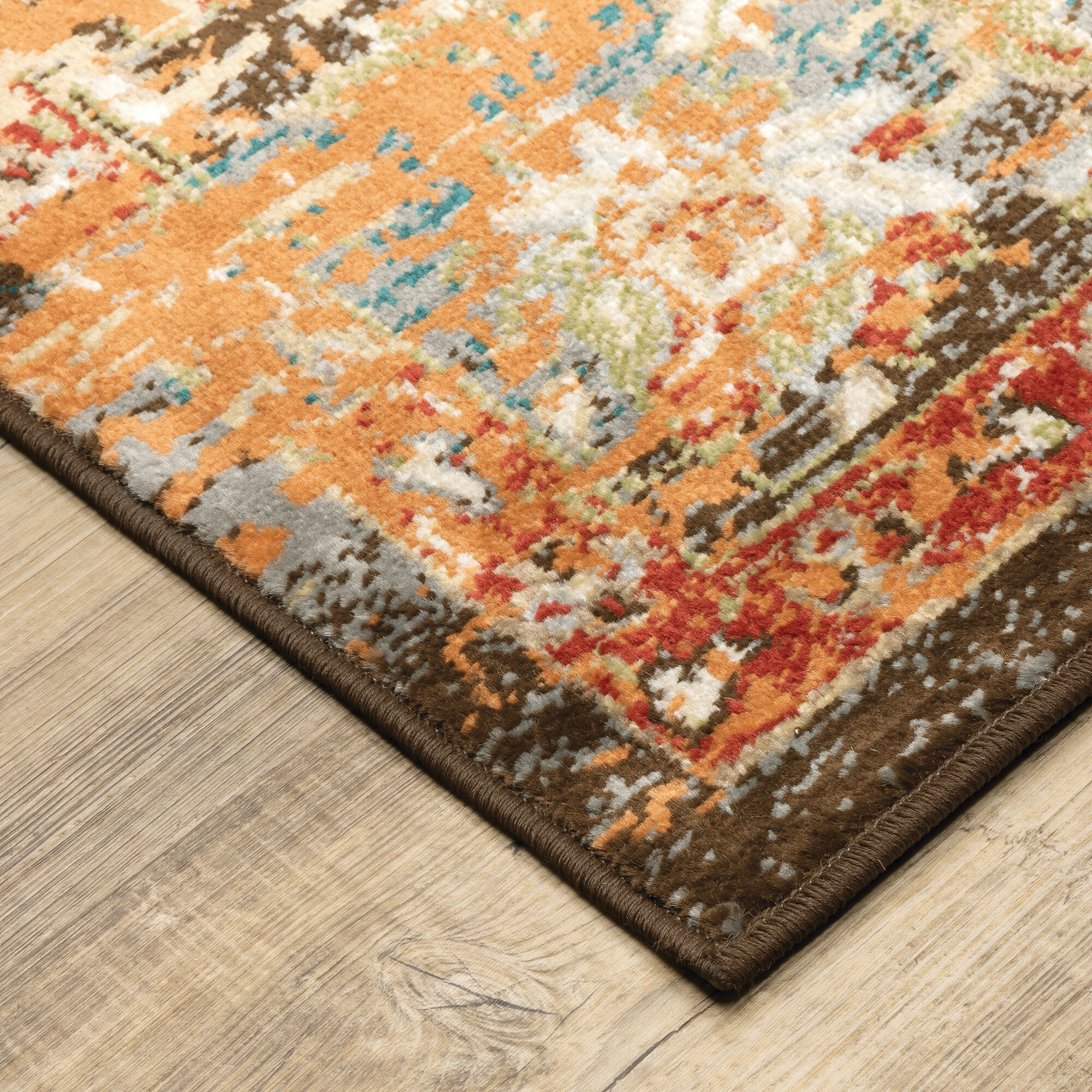 Large View Fred Traditional Medallion Rug