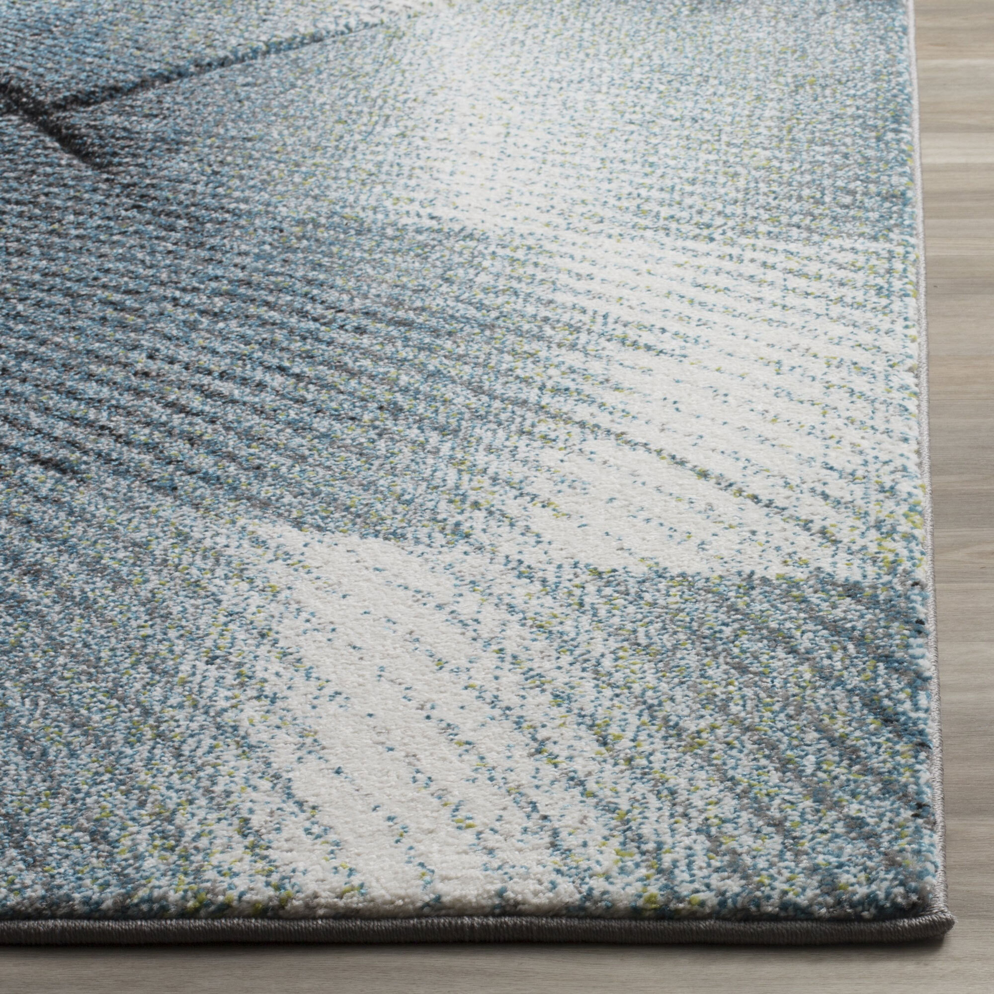 Large View Freya Wavy Modern Abstract Rug
