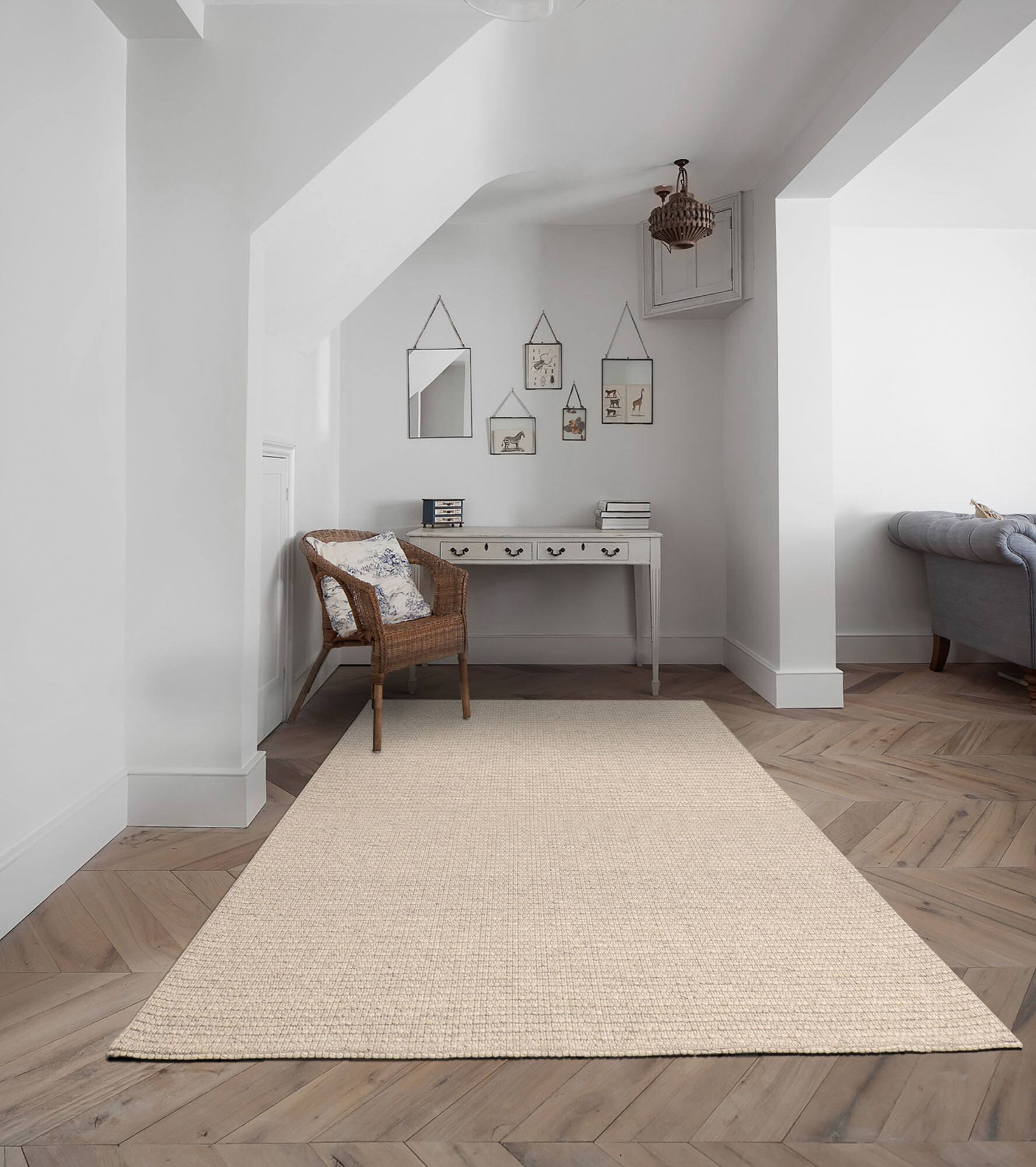Large View Gianna Plain Wool Rug