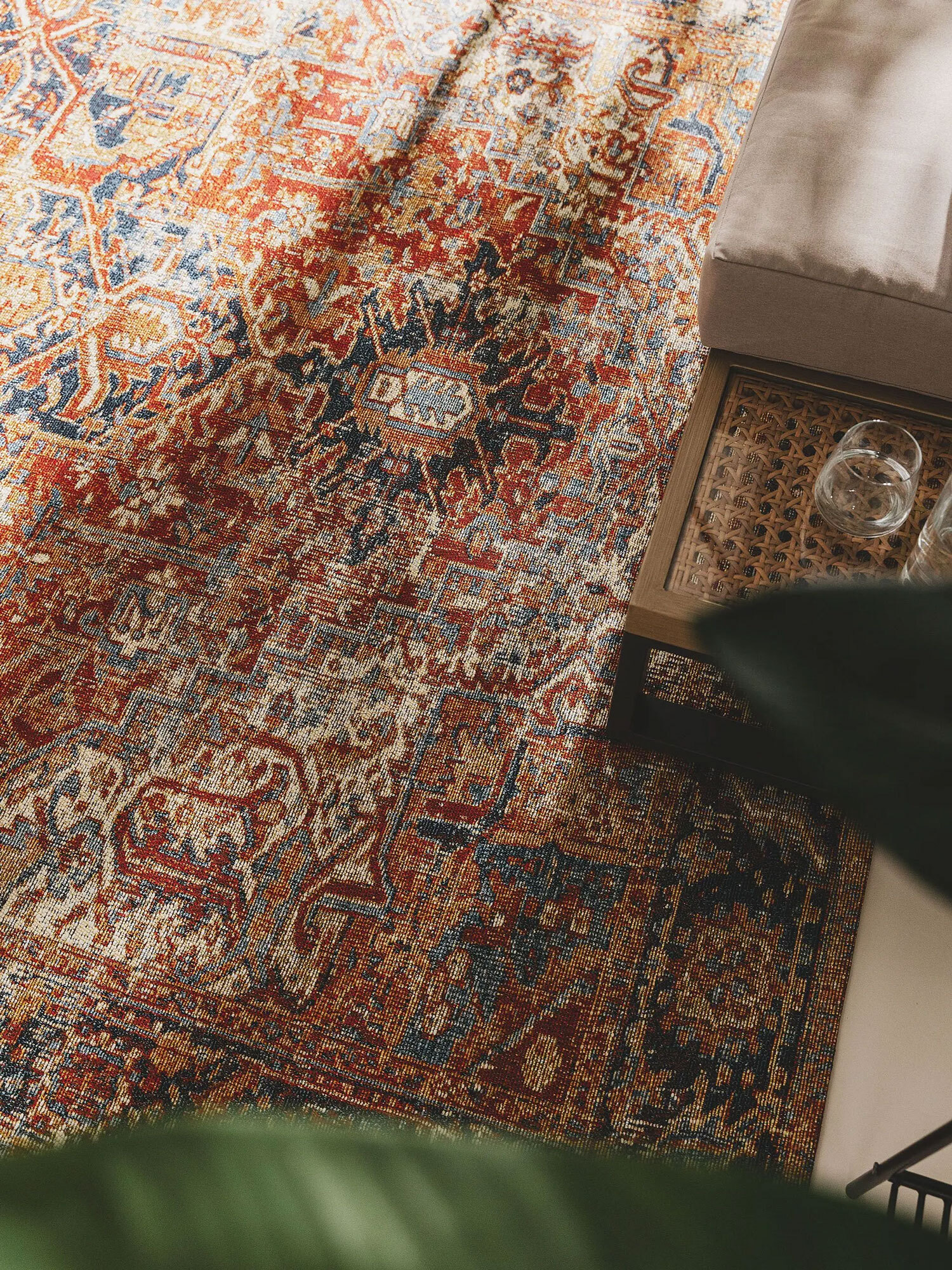 Large View Heriz Traditional Medallion Rug