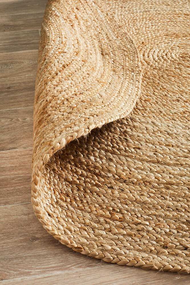 Large View Harmony Jute Hand Loomed Rug