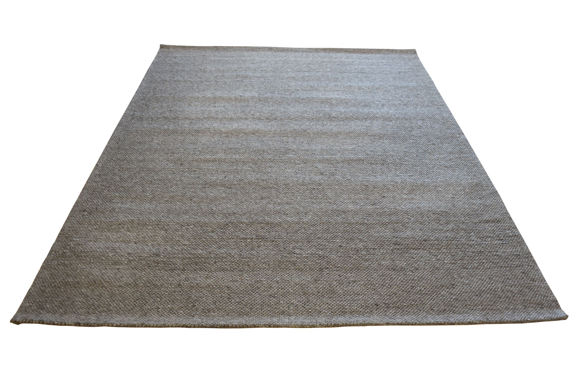 Large View Harper Plain Brown Flatweave Rug