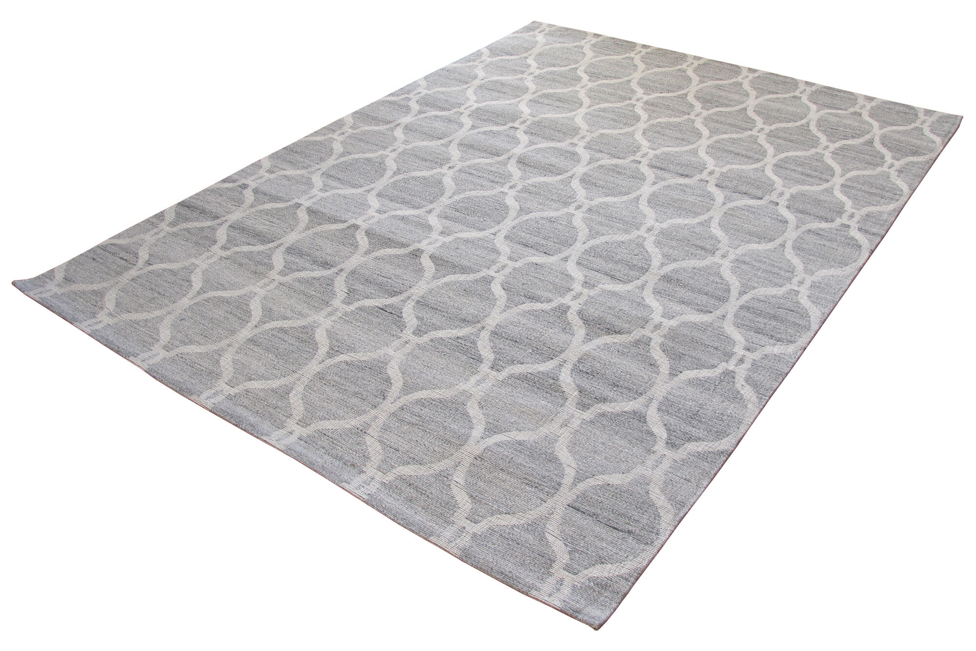 Harper Trellis Flatweave Wool Rug