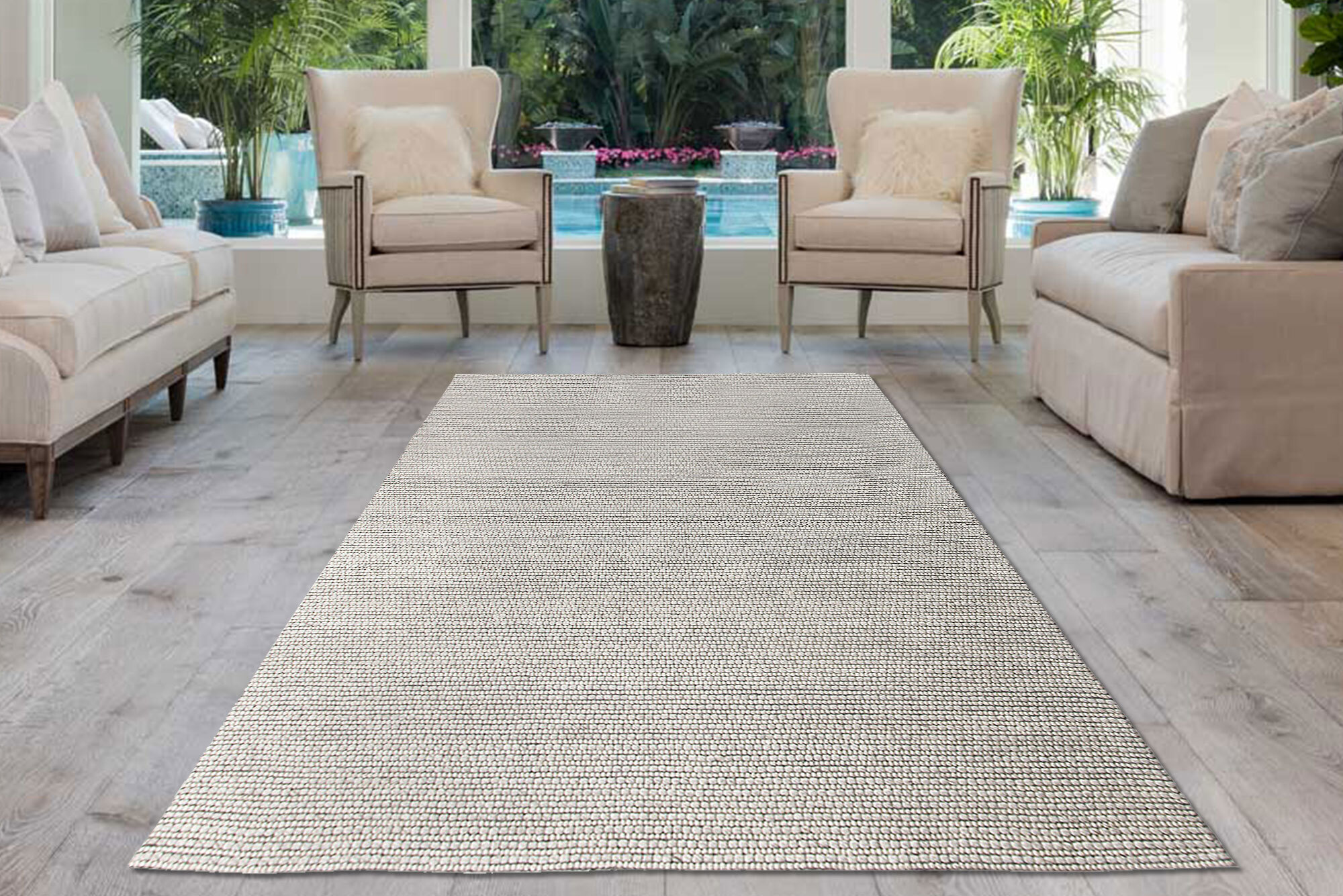 Harper Flatweave Plain Wool Rug