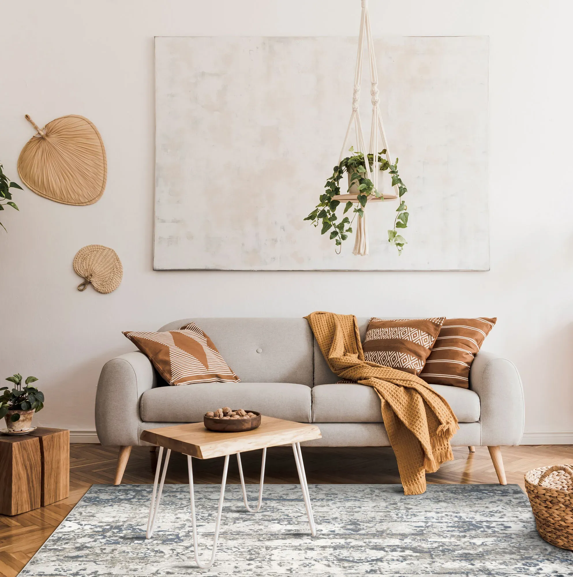 Hebden Modern Abstract Rug