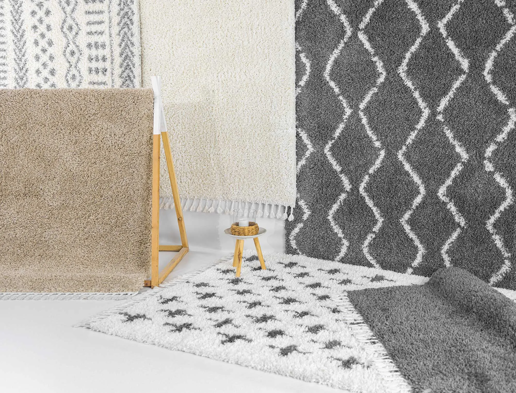Joey Moroccan Cross Pattern Rug