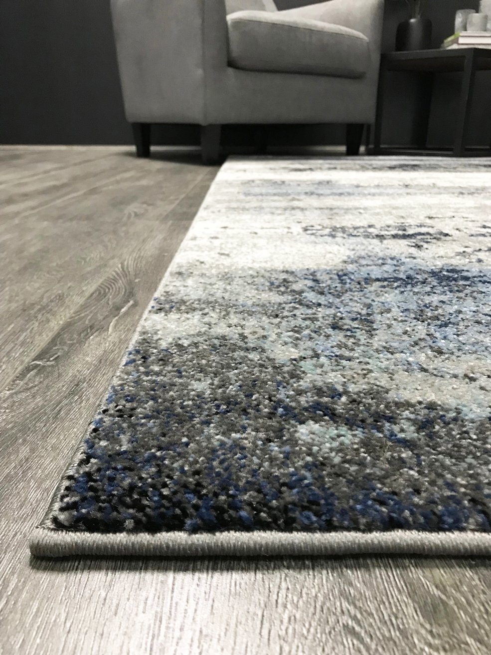 Juliet Blue Modern Abstract Rug