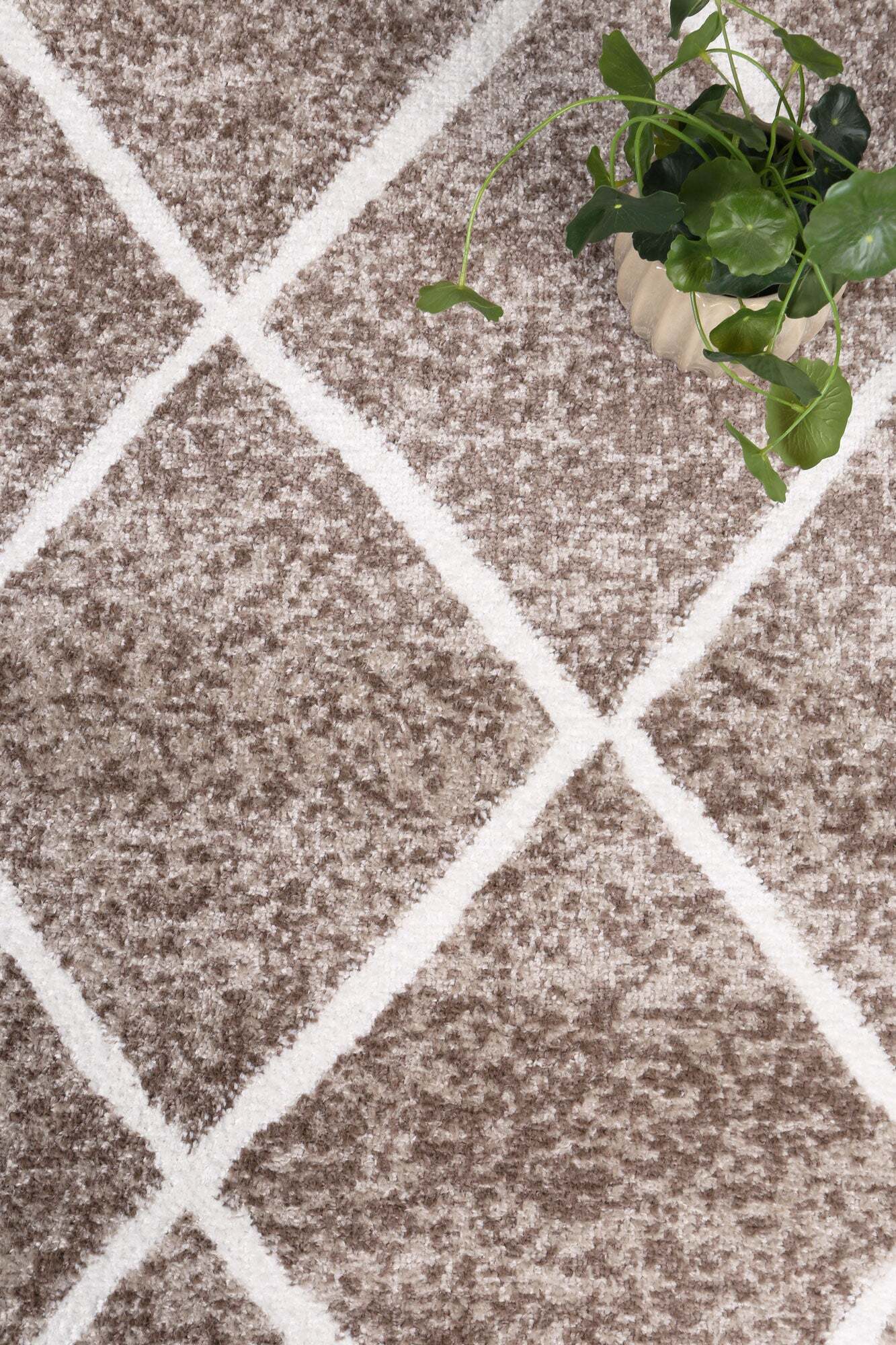 Large View Kelly Diamond Pattern Trellis Rug
