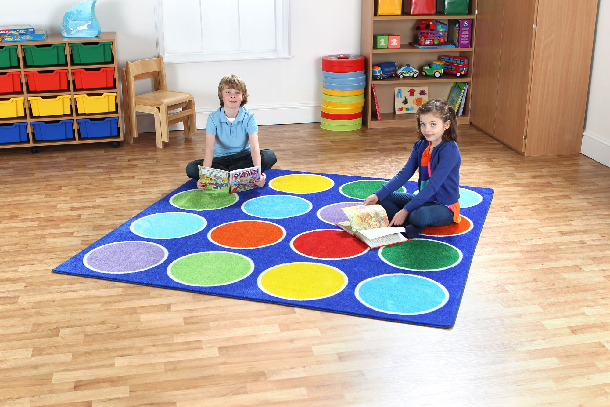 Kids Square Placement Rug