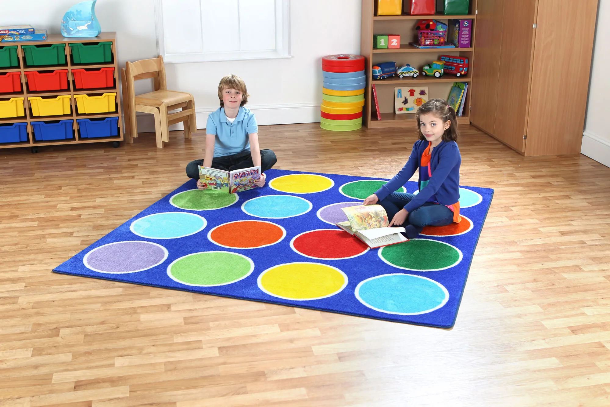 Large View Kids Square Placement Rug