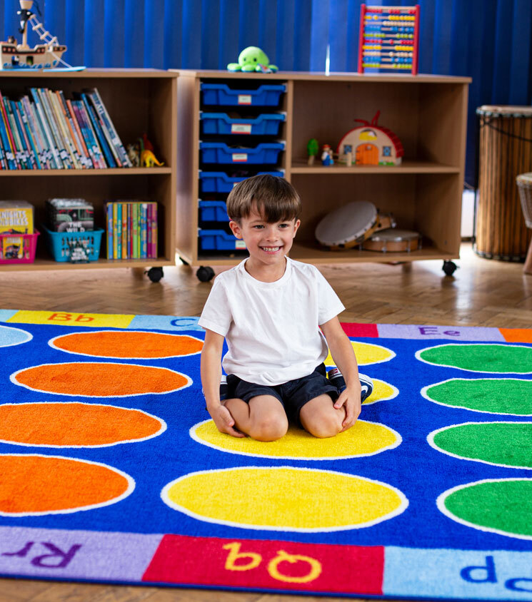 Kids Alphabet Placement Rug