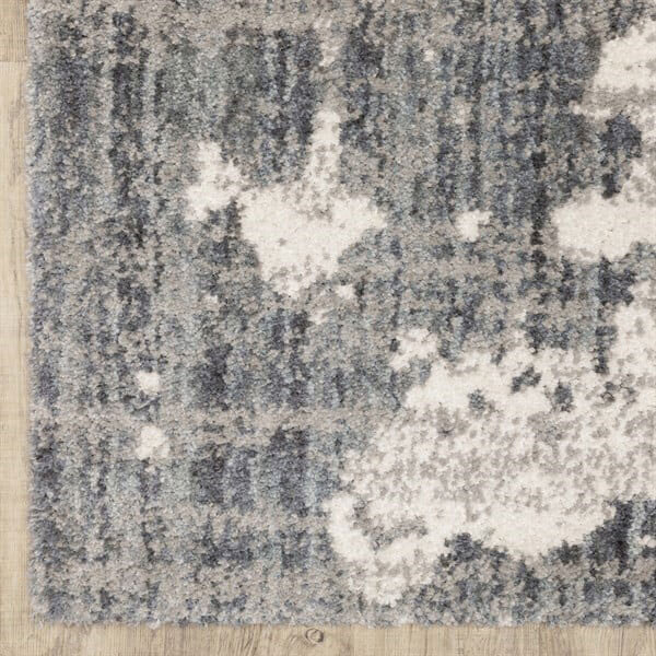 Kupa Modern Grey Shaggy Rug