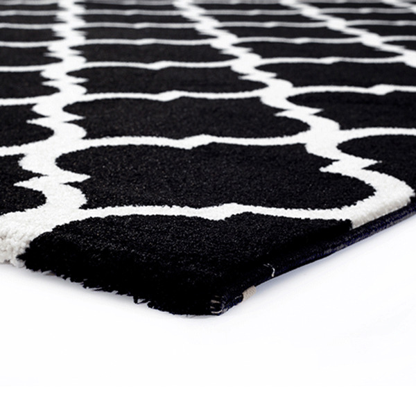 Lilly Trellis Rug Black Rugs Afterpay & Zippay