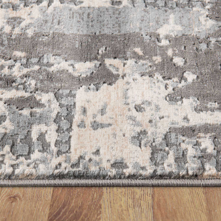 Large View Luna Grey Contemporary Rug