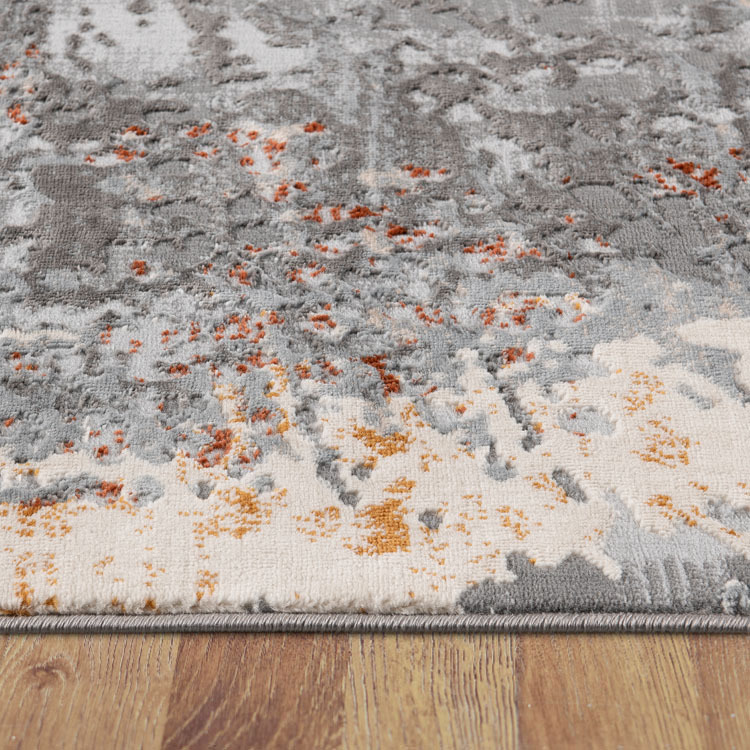 Large View Luna Grey Contemporary Rug