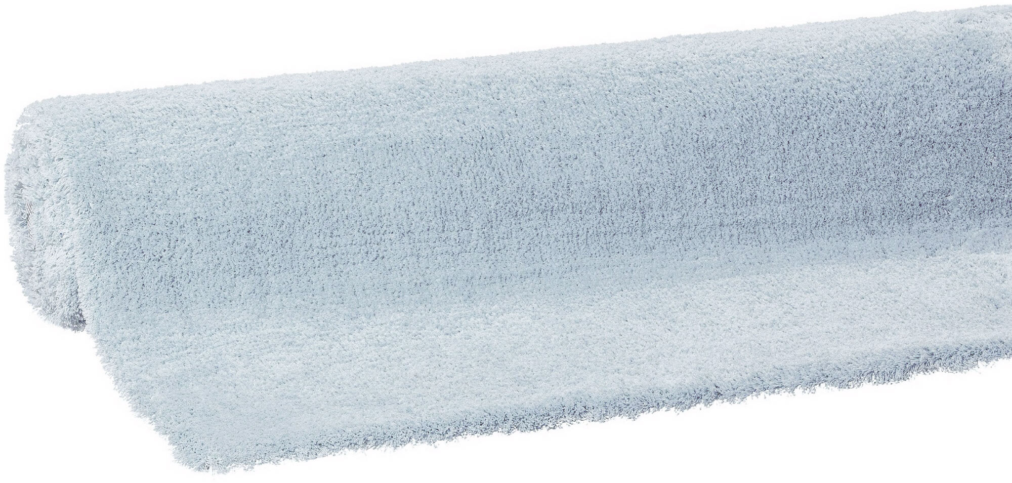 Levis Plain Blue Thick Shaggy Rug