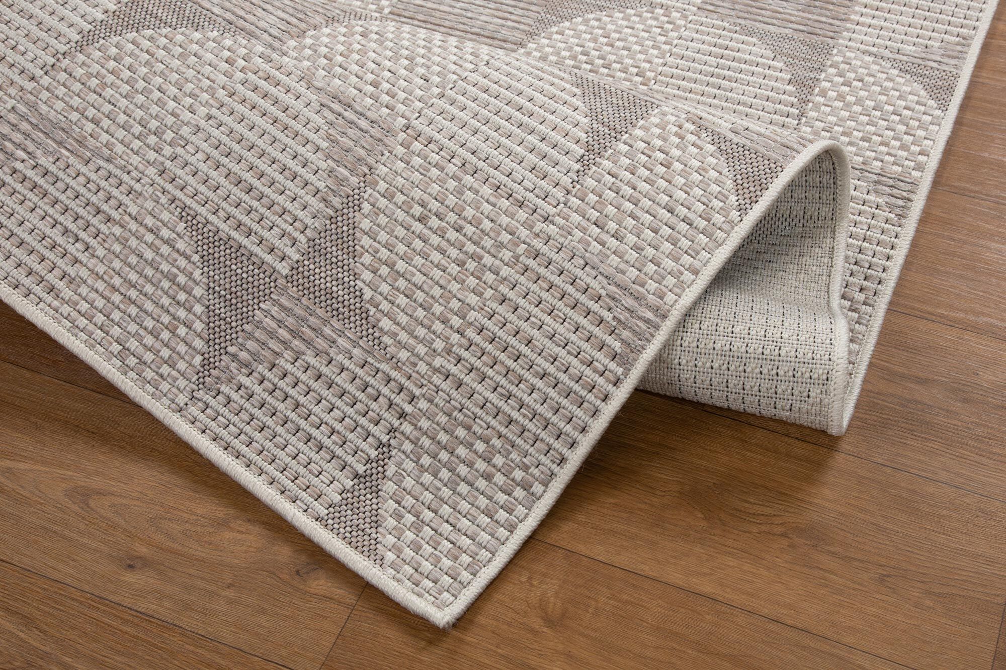 Large View Mateo Geometric Flatweave Rug