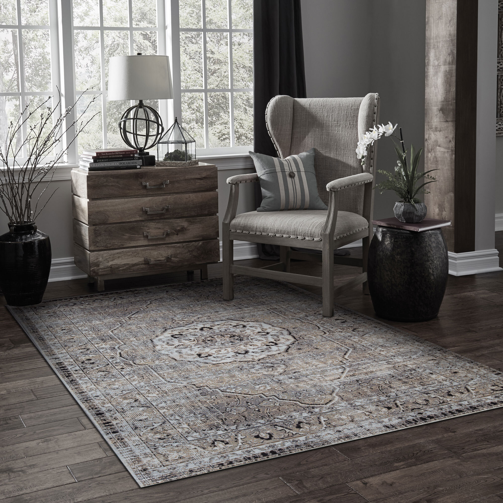 Marly Floral Medallion Rug