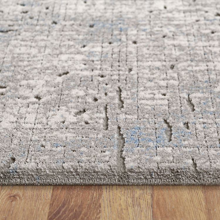 Morris Blue Contemporary Rug