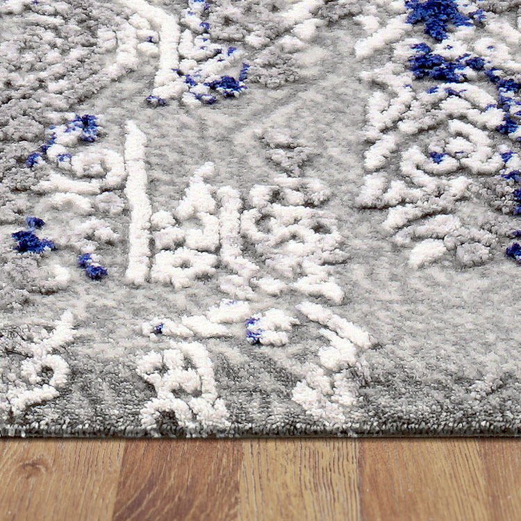 Large View Morris Grey Contemporary Rug