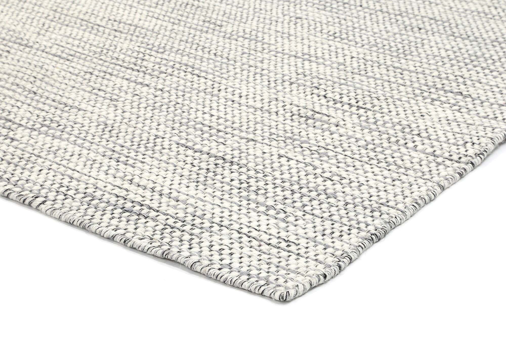 Natura Grey Wool Flatweave Rug