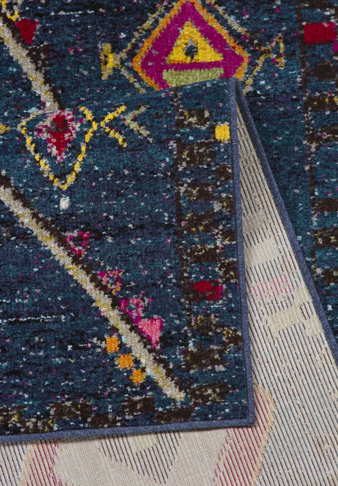 Large View Nordic Diamond Moroccan Rug