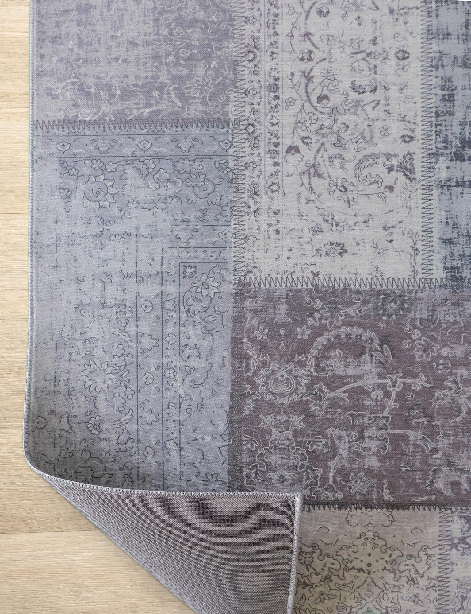 Large View Noble Traditional Patchwork Rug