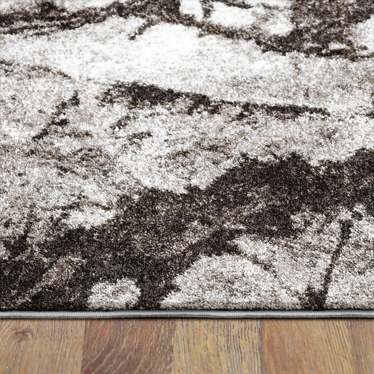 Large View Oakley Brown Marble Pattern Rug