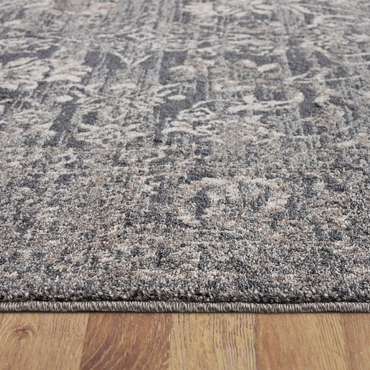 Large View Orel Grey Transitional Floral Rug