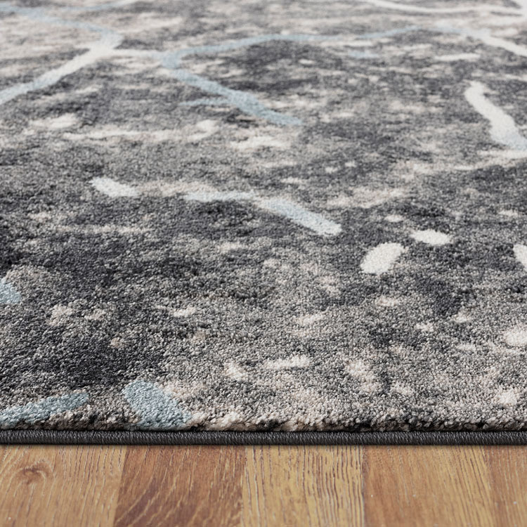 Large View Orel Grey Contemporary Rug