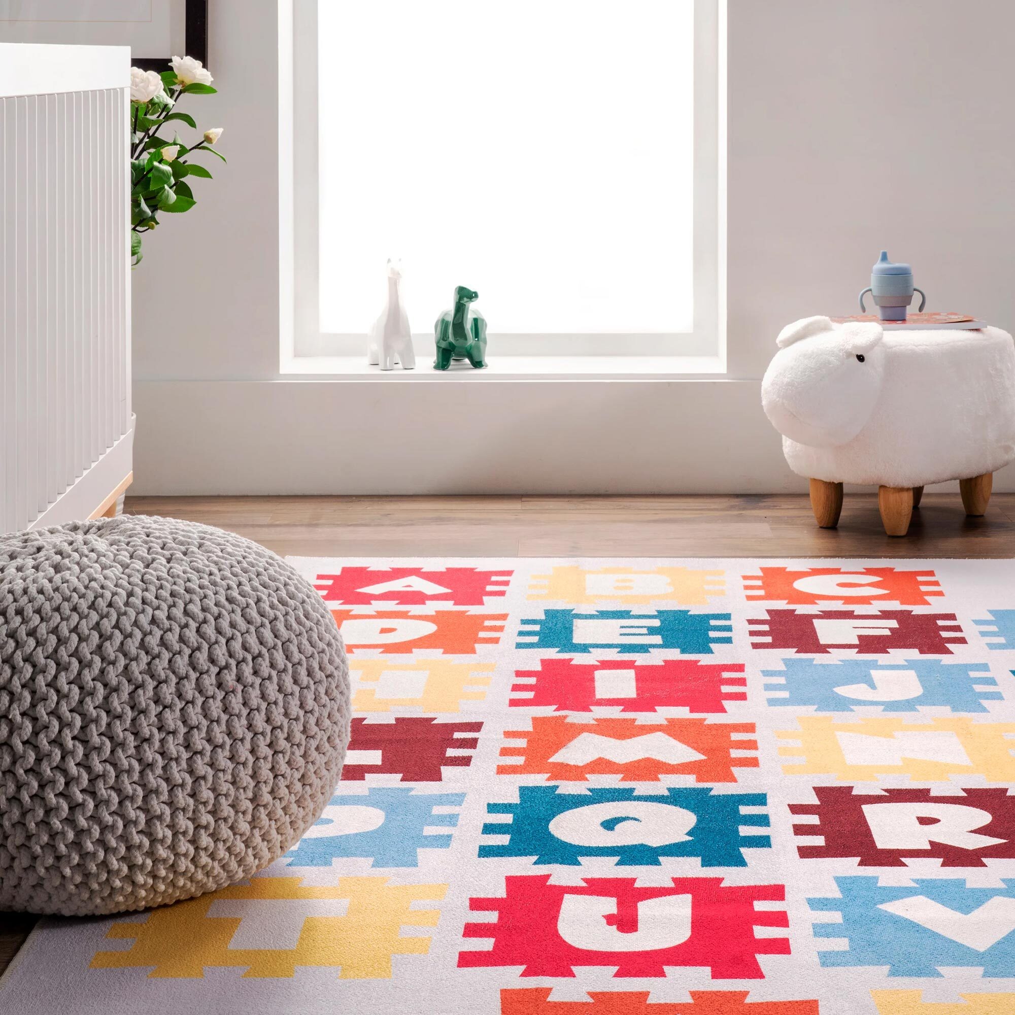 Large View Playtime Kids ABC Jigsaw Rug