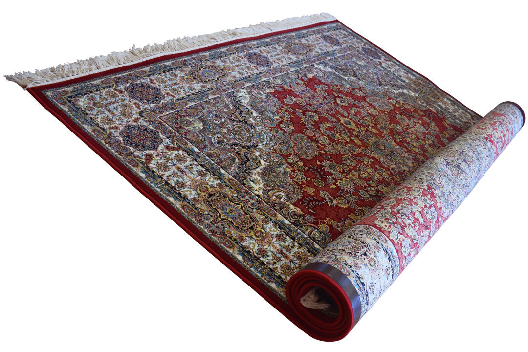 Large View Parsa Red Medallion Oriental Rug