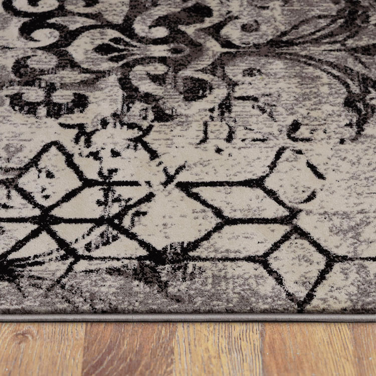Large View Sade Grey Transitional Rug